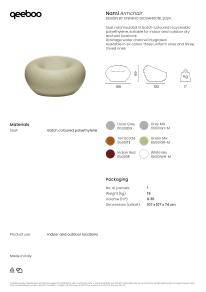 Specificatie NAMI Armchair
